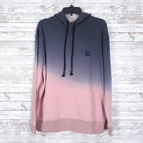 ZGY Mens Hoodie Sweatshirt Coral Black G - Picture 1 of 4
